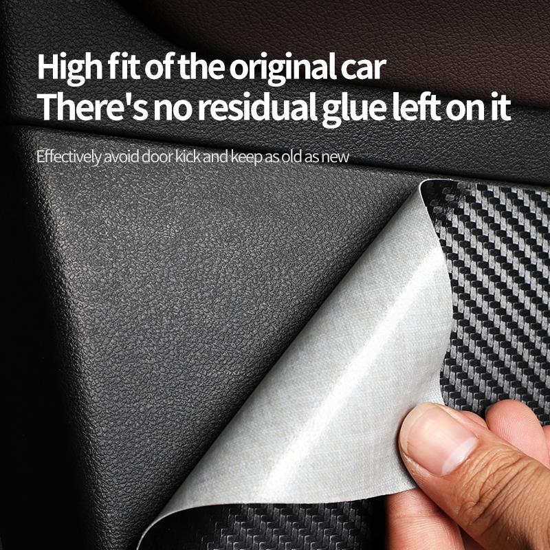 For Zeekr 7X leather car Door Anti-kick Pad Door Protective Pad Interior Special Threshold bar Car Modification Accessories