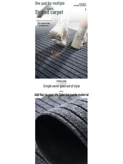 Water-Absorbing Anti-Slip Entrance Mat - Indoor Doormat for Kitchen & Entryway Dust Removal