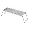 Camping Holder Stainless Steel Folding Grills Backpacking Stove Metal Texture for Camping with High Load Capacity