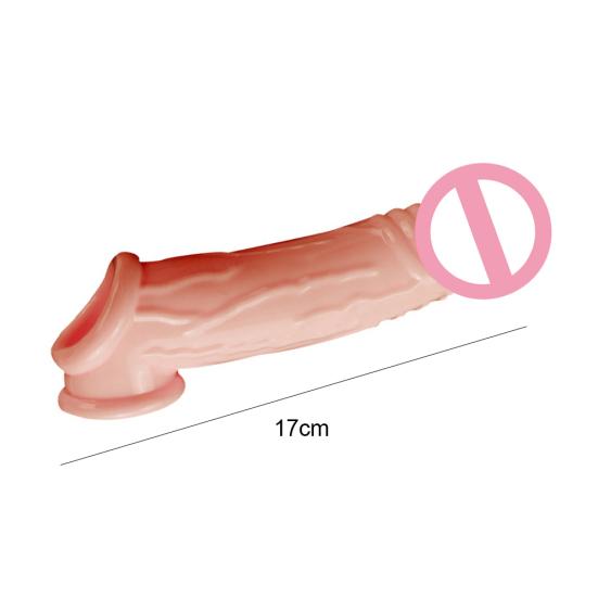 Meeste korduvkasutatav peenise varrukas dildo pikendaja ejakulatsiooni viivitav sekslelu
