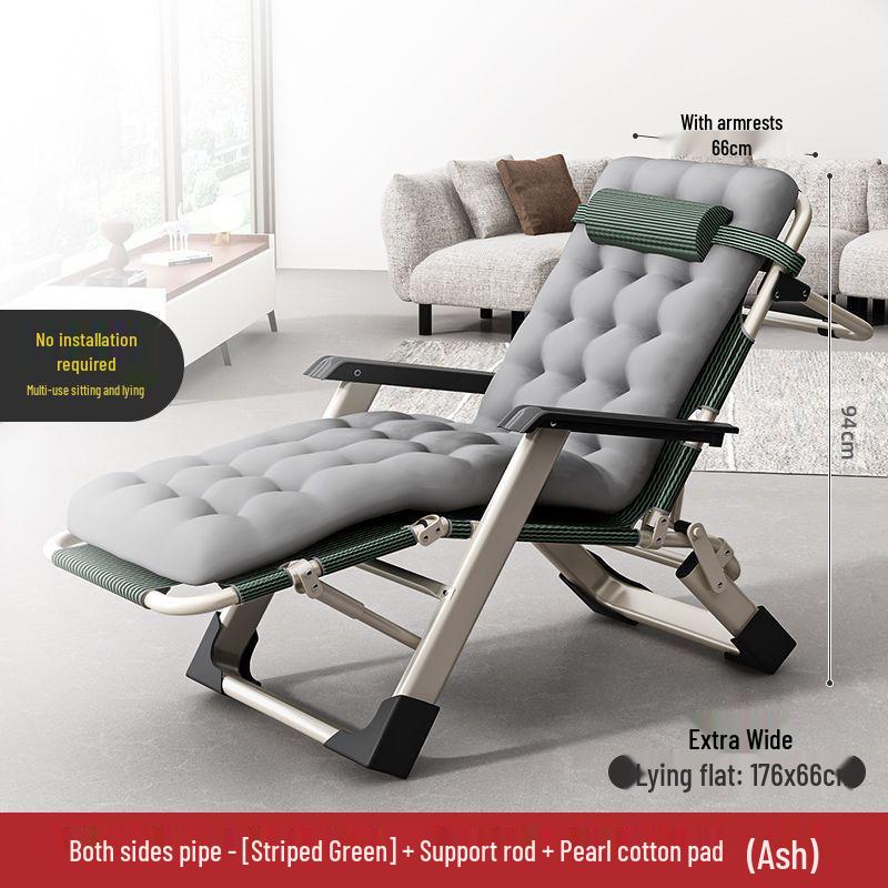 Reclining Foldable Lounge Chair for Napping, Office, or Home Use