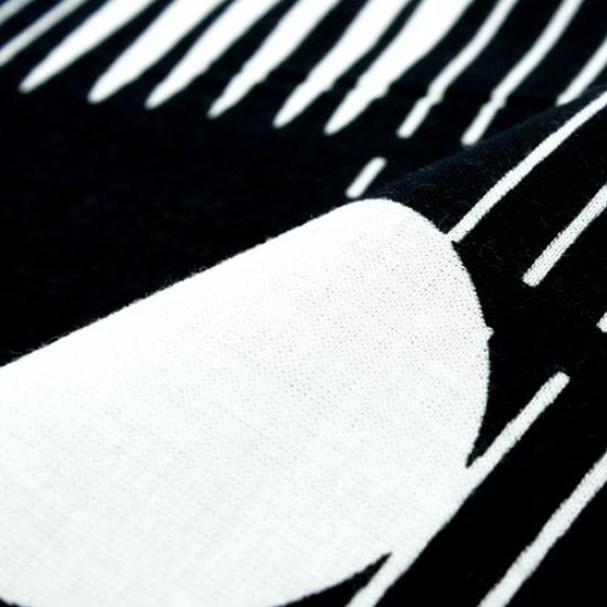 Dyeing Anbo Hand Towel and Moon Authentic Dyed Cotton Tokuoka Made in Japan 35cm x 100cm "Sun Black" 100%