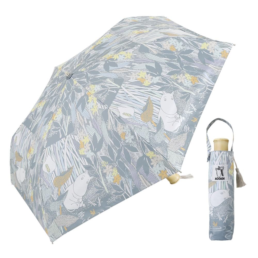 Ogawa Folding Parasol for UV Cut 6 Manual Moomin Moomin Valley Summer Festival Polyurethane Coating on Safety UV Suitable for Sunny and Rainy Gift