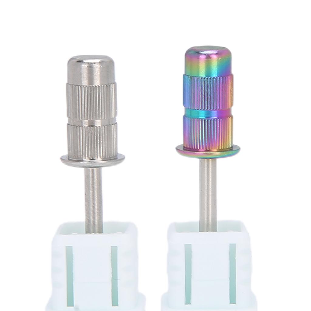 Nail Art Mandrel Bit Stainless Steel Nail Drill Bits Manicure Tool Accessory for Sanding Band