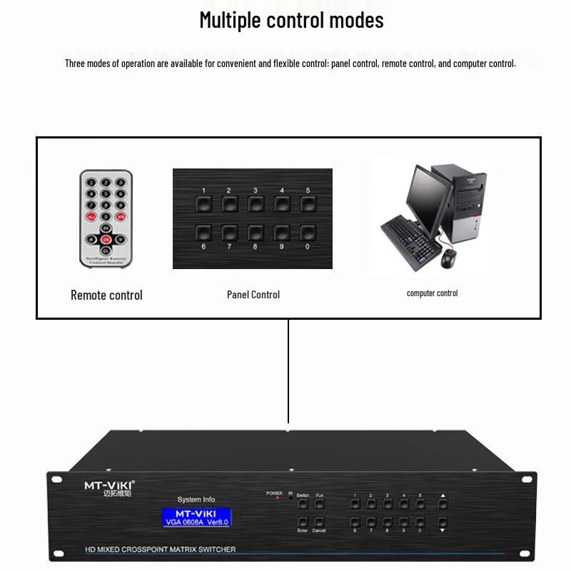 MT-viki 8x8 Video Matrix Switch