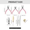 8Pcs Jewelry Needle Nose Pliers Side Cutter Jewellery Pliers Wire Cutter Round Nose Pliers Set Jewellery Making Tool