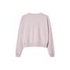 (WMNS) Converse Chuck Taylor Patch CrewNeck Sweatshirt Asia Sizing 'Pink' Women's 10023715-A01