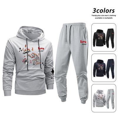 Sports Suit Hoodie Two-piece Sports Suit Men's Running Suit