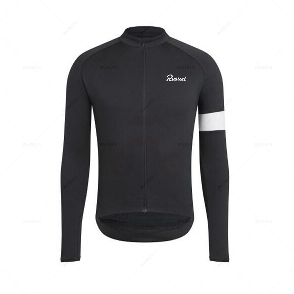 

2026 Rvouei Profession Team Spring Long Sleeve Cycling Jersey Set Men Bicycle Clothes MTB Bike Jersey Bib Pants Kit Ropa Ciclismo XS
