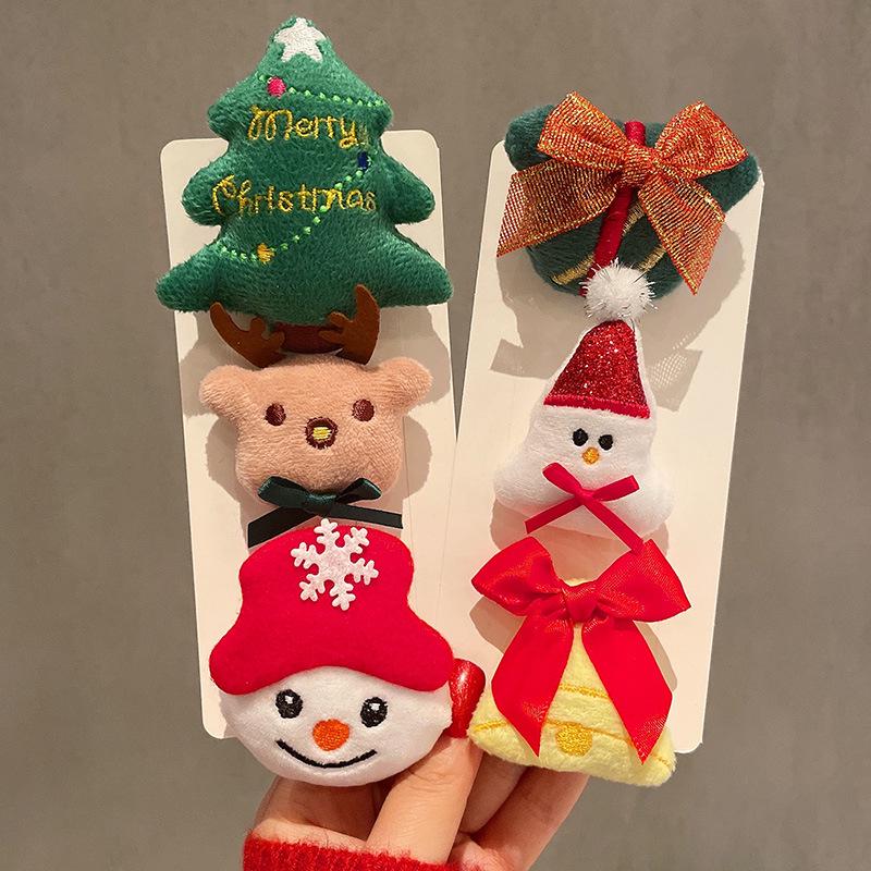 Reindeer Snowman Christmas Brooch Pin for Women - Holiday Gift & Decoration