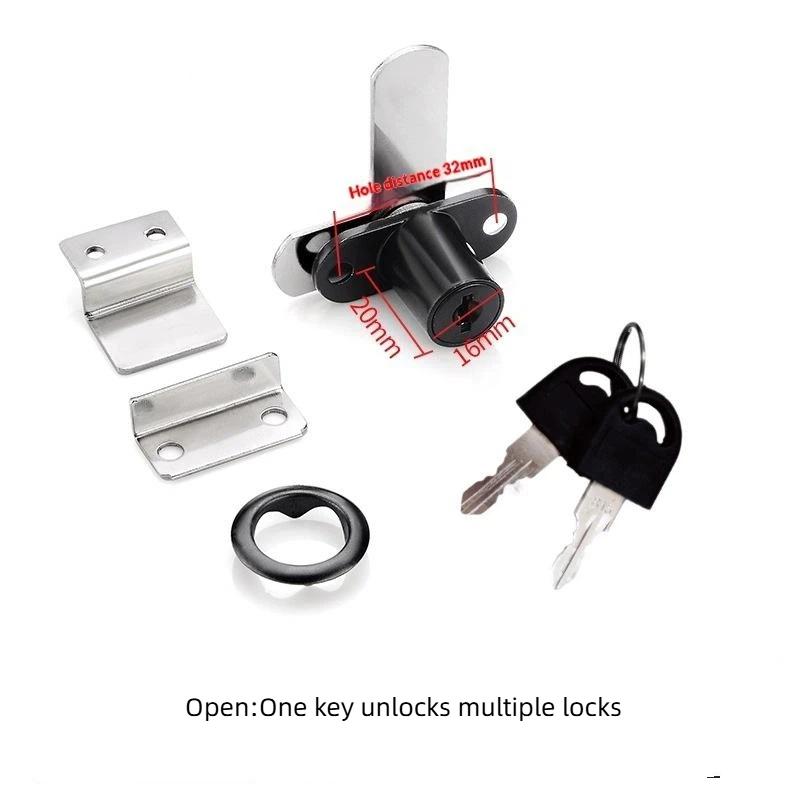 Zinc Alloy Drawer Lock Cabinet Cam Lock For Furniture Door Mailbox Desk Cupboard With Keys