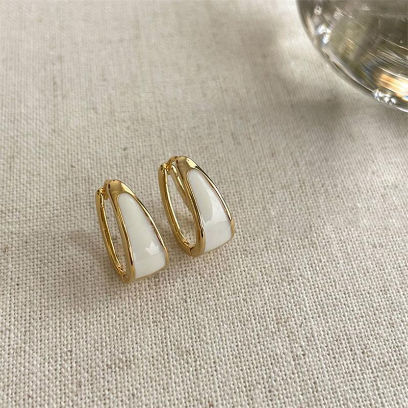 Simple Earrings For Women All Match Minority Earrings Multi-Colored Earrings Can Be Selected