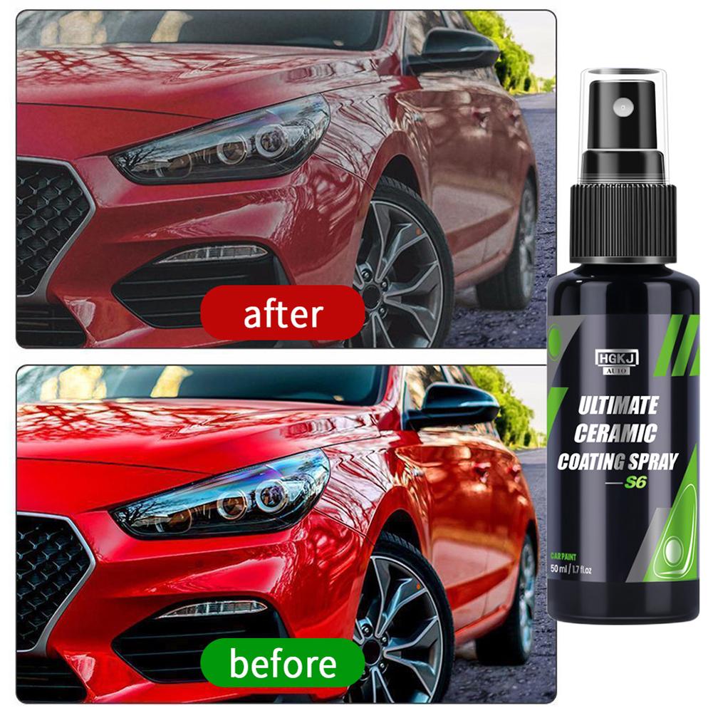 50/100ML Nano Ceramic Coating Spray High Protection Car Shield Coating Car Paint Repair Car Exterior Restorer Ceramic Spray Coat