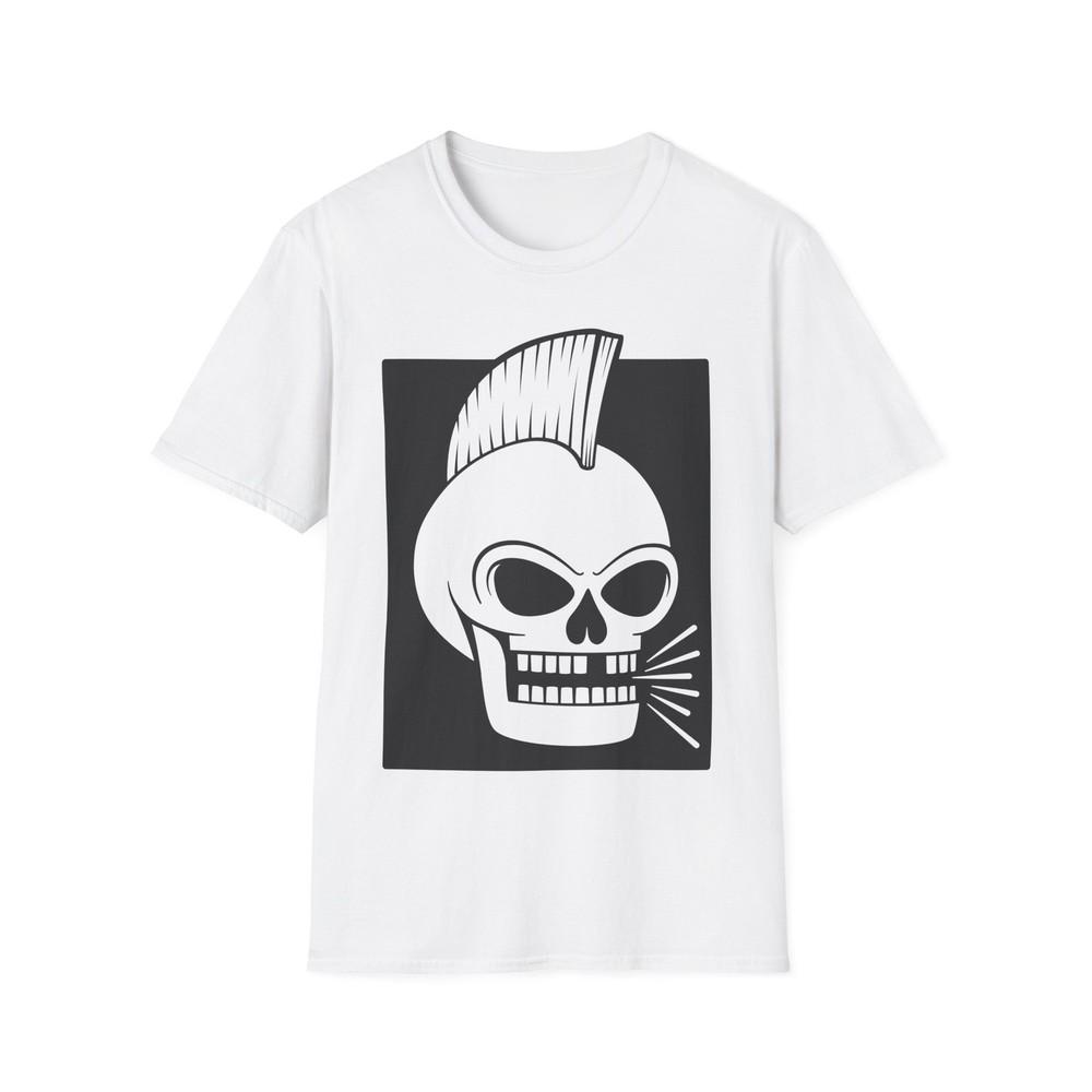 Skull T-Shirt, Skull Print, Funny Skull Shirt, Punk Rock Shirt, Alternative Tee