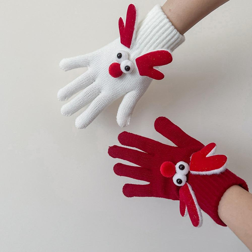 Knitted Christmas Gloves Warm Touch Screen Gloves Hot Sale Driving Mittens  Gift