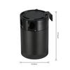 Baffled Aluminum 2-Port Oil Catch Can Tank Air Oil Separator