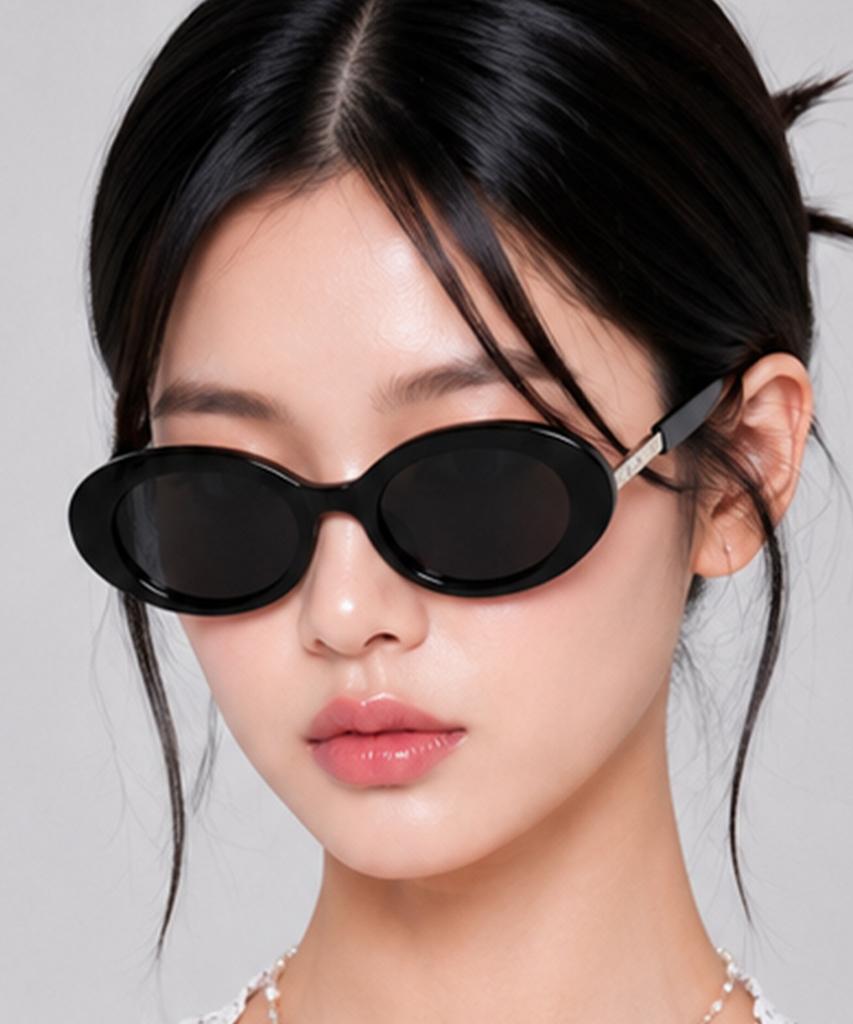 Likkeullou Rc Shell Sunglasses Black