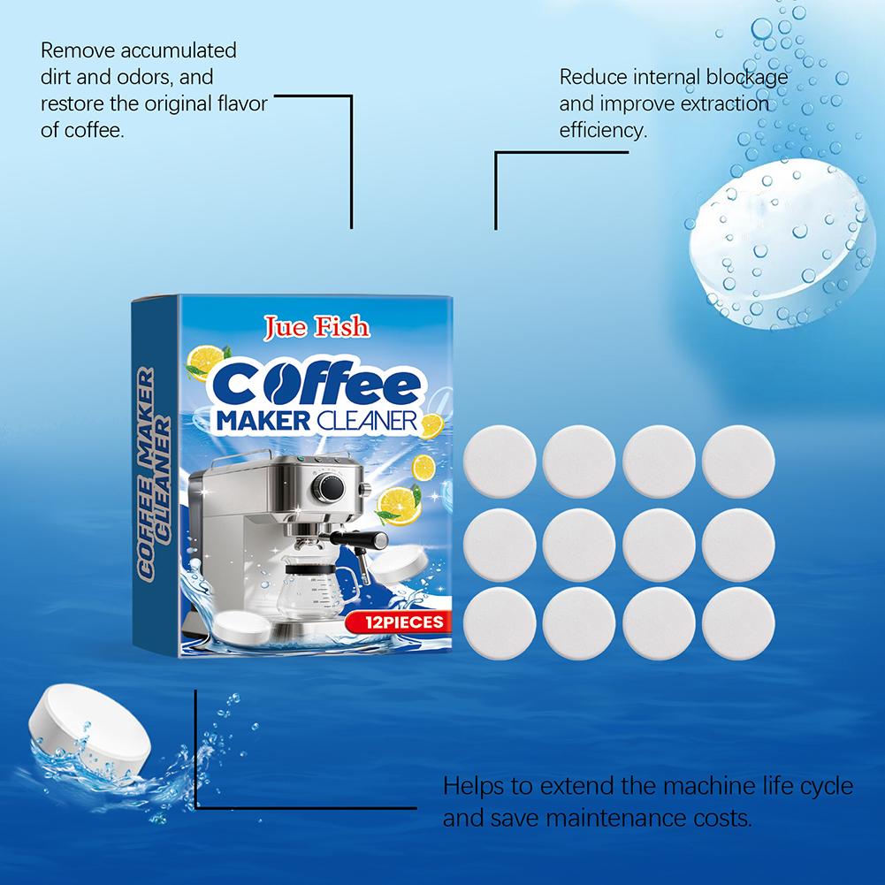 Coffee Machine Cleaner Descaler Tablets Coffee Grinder Descaling Solution Kitchen Essential
