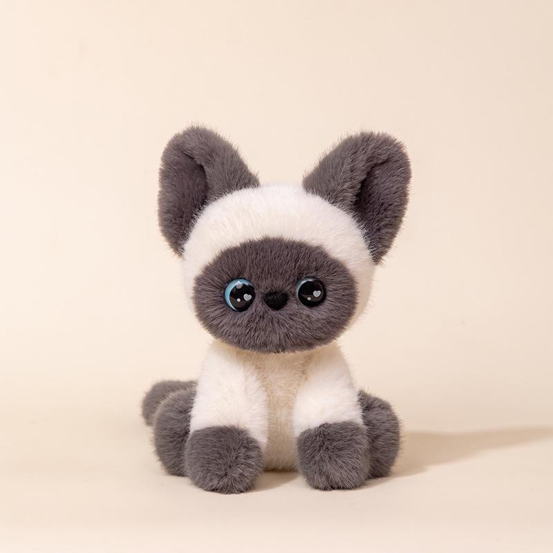 

Мяу-ит Сестра Калико Сиамская кошка Плюшевая игрушка - Мягкая игрушка Подушка для сна, Идеальный подарок на день рождения 24cm Sitting Height (0.2KG)