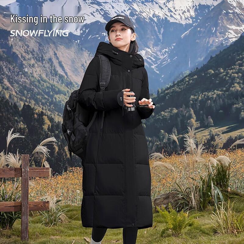 SNOWFLYING 2024 Women's Long Winter Down Jacket