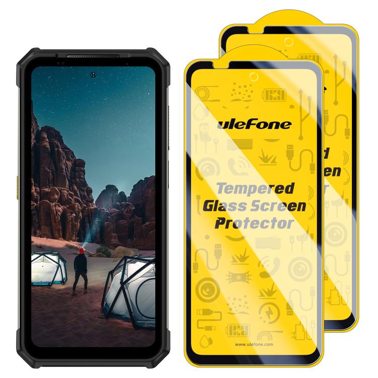 2 pezzi / Confezione Ulefone 9H HD Anti Impronta Vetro Temperato Proteggi Schermo