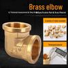 Copper Threaded Elbow Adapter