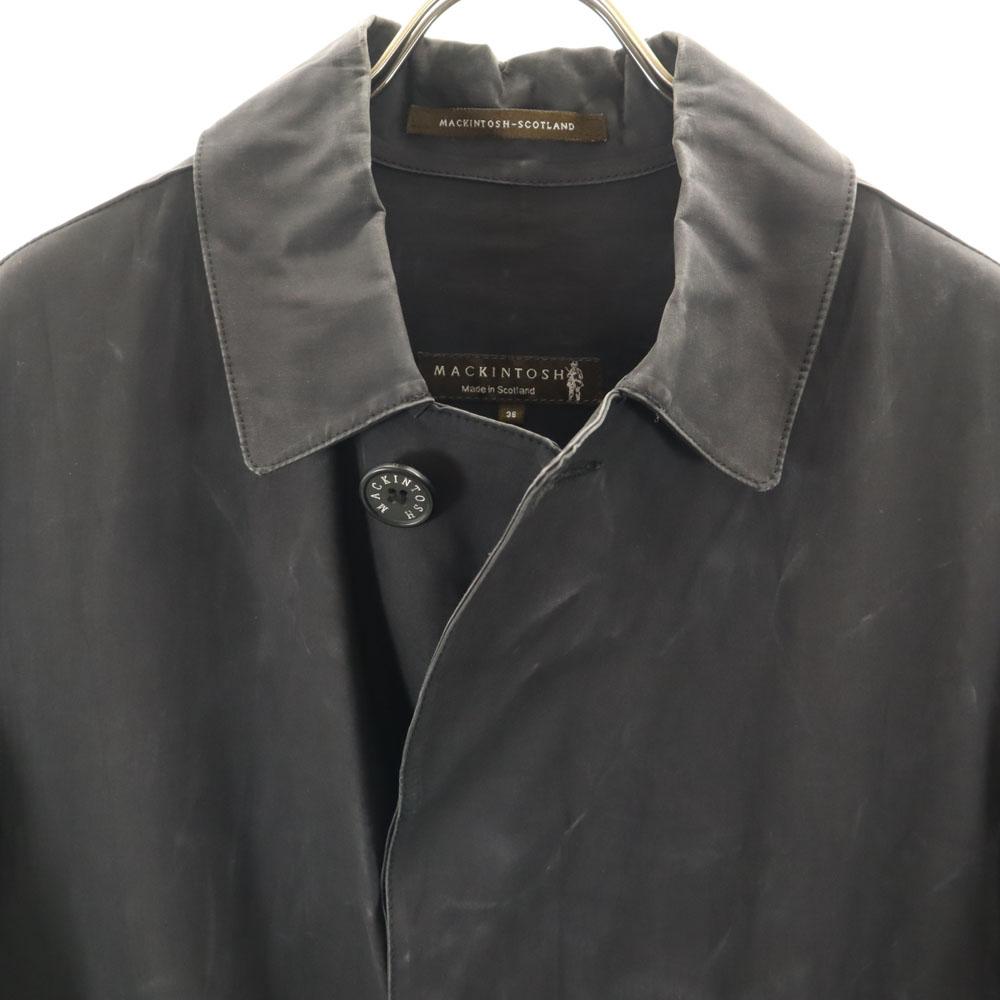 Mackintosh Made In the UK Stainless Collar Coat 36 Navy Men's Used