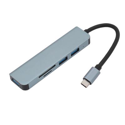 USB C Hub 4 Ports USB 3.0 Hub with 5Gbps High Speed Data Transfer USB C Splitter for IOS Tablets Notebook Computers