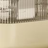 Desktop Storage Box 3 Tier Rotating Divided Organizer for Jewelry Data Cable Cosmetic Cream White
