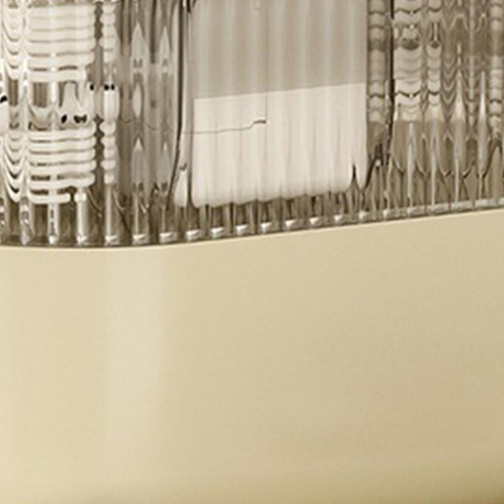 Desktop Storage Box 3 Tier Rotating Divided Organizer for Jewelry Data Cable Cosmetic Cream White