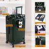 Premium 28-Inch Multi-Functional Women's Trolley Luggage with Brake Universal Wheels and Password Lock