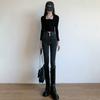 High Waist Tight Jeans Women's Pencil Spring and Autumn New Korean Version Slim and Thin Versatile Small Feet Trousers Ins Tide