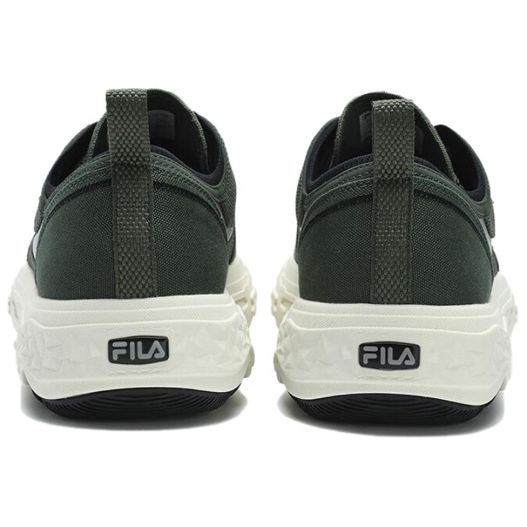 FILA Rock Comfortable Durable Low-Top Canvas Shoes Men sneaker Green F12M432305FTM