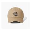 Retro small letter baseball hat women's spring and autumn soft top curved brim hat summer versatile big head circumference peaked cap men