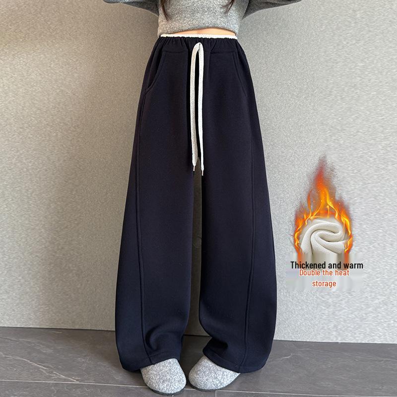 Girls' 2025 Fleece Scimitar Pants: Stylish and Casual Autumn/Winter Sweatpants for Big Kids