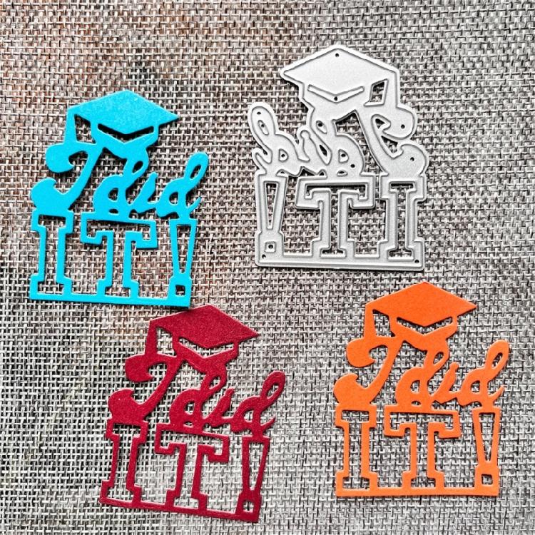 Graduation Metal Cutting Dies Embossing Template Stencil Scrapbooking for Card