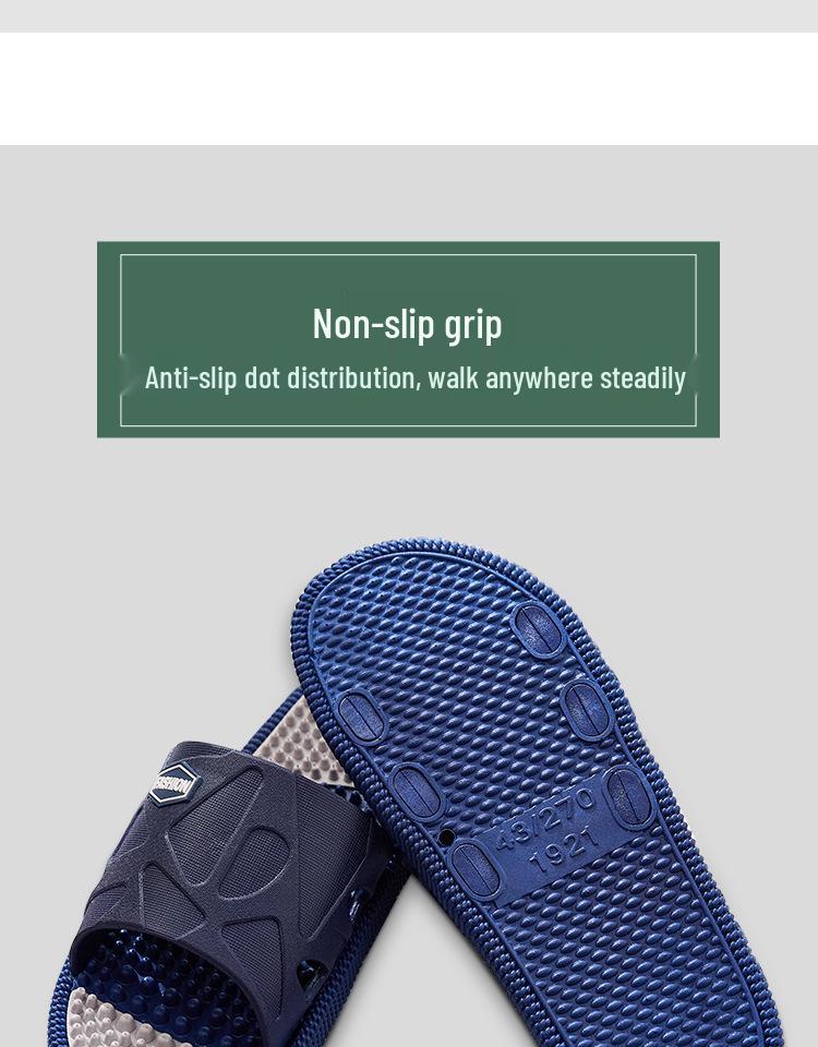 Men's Summer 2025 Indoor Non-slip Silent Bathing Slippers