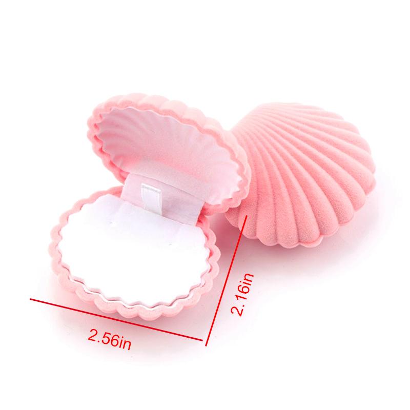 

1 шт. Прекрасная бархатная шкатулка для украшений, контейнер, шкатулка для обручального кольца, для демонстрации серег, ожерелий, браслетов, подарочная коробка, держатель розовый