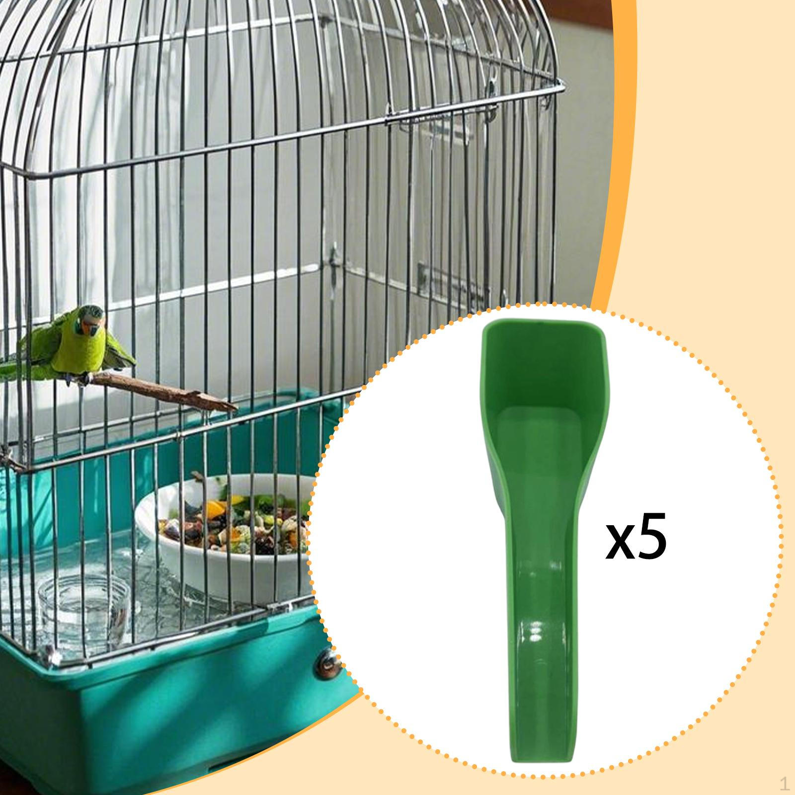 

Bird Feeder Spoons Parrot Feeding Hand Tools Watering Supplies for Garden Cockatiel Hamster