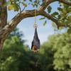 Bat Christmas Ornament, Hanging Bat Ornament for Tree, Realistic Strength-Down Bat Decor, Haunting Christmas Tree Hanging Ornament, Horror Bats