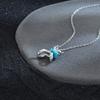 Turquoise Balloon Puppy Necklace Female Niche Light Luxury High Sense Dopamine Cute Collarbone Chain