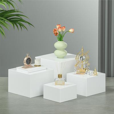 Yousheng 6Pcs Buffet Risers Food Display Risers Multipurpose Stackable Display Stand Cube Box Nesting Riser with Hollow Bottoms