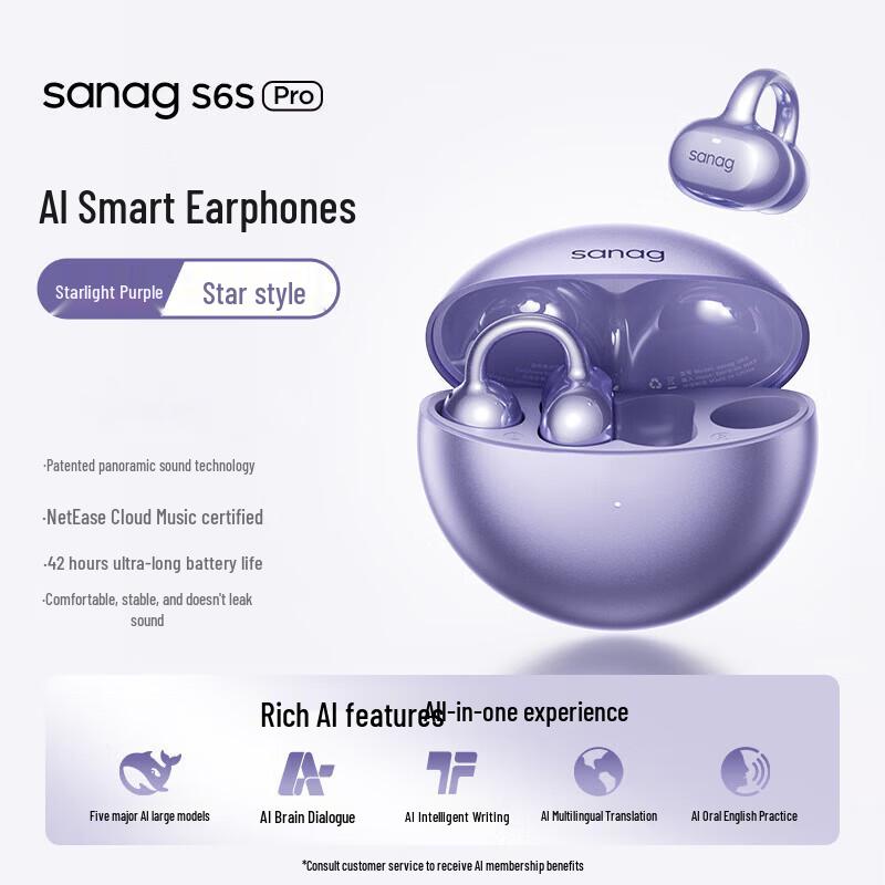 

SANAG S6S Pro Open-Ear Bluetooth Headphones