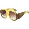 Oversized Sunglasses Women Vintage Designer Large Frame Gradient Sun Glasses Black Oculos Gafas Female Fashion