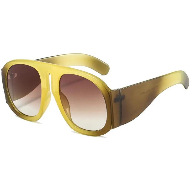 Oversized Sunglasses Women Vintage Designer Large Frame Gradient Sun Glasses Black Oculos Gafas Female Fashion