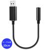 Sets PC Computer USB Conversion Cable and Wired Magnetic Attraction Volume Telework from Video Audio Compatible with PC and Android Smartphones [2