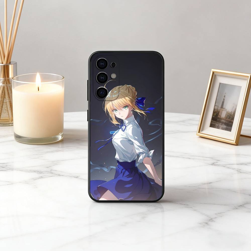 Fate Z-zero Stay Night cool S-Saber Phone Case For Samsung S25,S24,S21,S22,S23,S30,Ultra,S20,Plus,Fe,Soft Silicone Black Cover