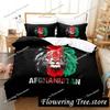 Set Biancheria da Letto Bandiera Afghanistan Singolo Gemello Matrimoniale Queen King Size Set Letto Adulto Bambino Camera da Letto Copripiumino Set Parure De Lit Letto