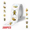 100-500Pcs Superior-Grade Cartoon Top-Grade Bee First-Class Stickers First-Class Cute First-Class Decals Self-Assembly Top-Grade Skateboard