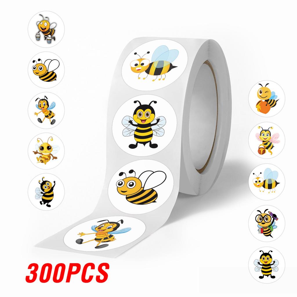 100-500Pcs Superior-Grade Cartoon Top-Grade Bee First-Class Stickers First-Class Cute First-Class Decals Self-Assembly Top-Grade Skateboard
